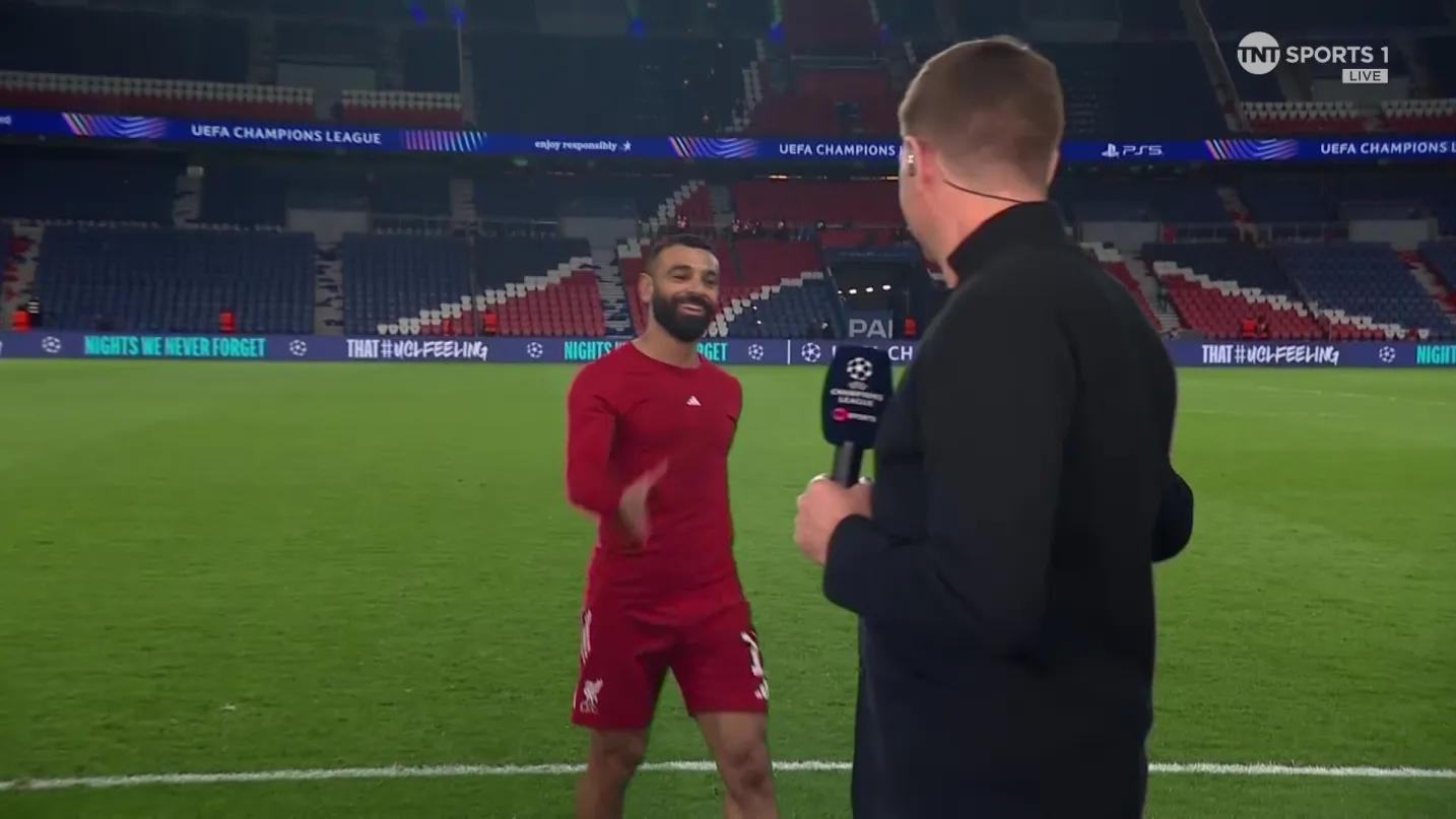 网站入口-枯坐90分钟,萨拉赫赛后与杰拉德打招呼后拒绝了采访请求